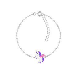 Silver Unicorn Bracelet - 15667