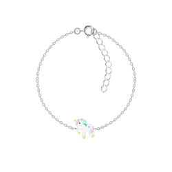 Silver Unicorn Bracelet - 16174