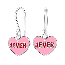 Silver 4Ever Heart Earrings - 16048 Silver 4Ever Heart Earrings - 16048
