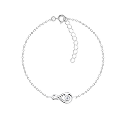 Silver Infinity Bracelet - 16431