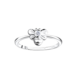 Silver Bee Adjustable Ring - 16445