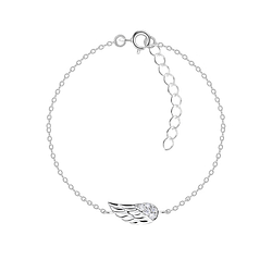 Silver Wing Bracelet - 16470
