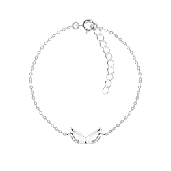 Silver Wing Bracelet - 16323