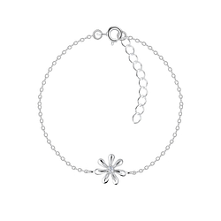 Silver Flower Bracelet - 16334 Silver Flower Bracelet - 16334