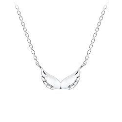 Silver Wing Necklace - 16372