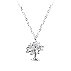 Silver Tree Of Life Necklace - 16111