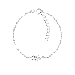 Silver Snake Bracelet - 16468