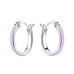 14mm Silver French Lock Hoop Earrings - Wholesale - 16491 14mm Silver French Lock Hoop Earrings - Wholesale - 16491
