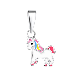 Silver Unicorn Pendant - 16782