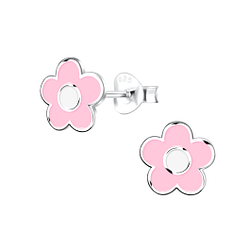 Silver Flower Stud Earrings - 17087 Silver Flower Stud Earrings - 17087