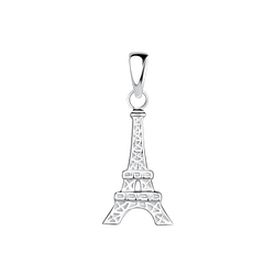 Silver Eiffel Tower Pendant - 17341