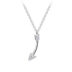 Silver Arrow Necklace - 17392