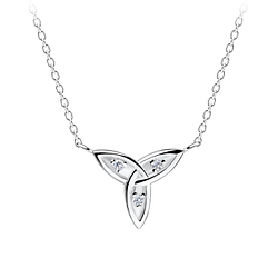 Silver Celtic Necklace - 17386