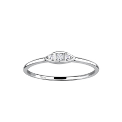 Silver Geometric Ring - 17975