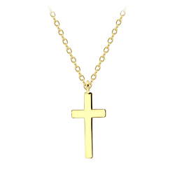 Silver Cross Necklace - 18370