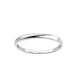 Silver Twisted Ring - 18131