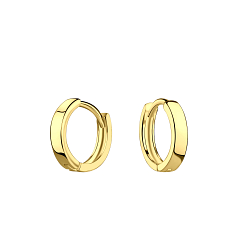 10mm Silver Huggie Earrings - 18403