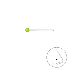 1.5mm Silver Ball Nose Stud - 18486