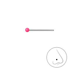 1.5mm Silver Ball Nose Stud - 18481