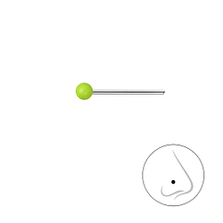2mm Silver Ball Nose Stud - 18504