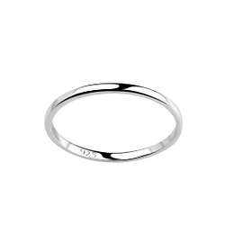 1.5mm Silver Band Ring - 18406