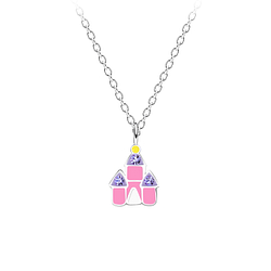 Silver Castle Necklace - 18750