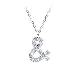 Silver Letter & Necklace - 18900