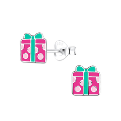 Silver Gift Stud Earrings - 18797