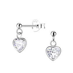 Silver Stud Earrings - 19111