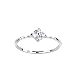 Silver Flower Ring - 18129