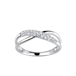 Silver Twisted Ring - 17961