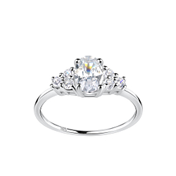 Silver Stones Ring - 19223