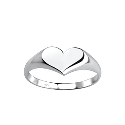 Silver Heart Ring - 19247