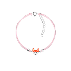 Silver Fox Cord Bracelet - 19123