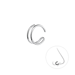 Silver Nose Ring - 19413