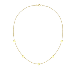 Silver Heart Necklace - 19997