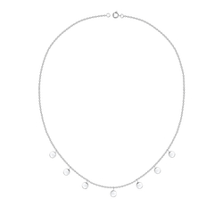 Silver Round Necklace - 20000