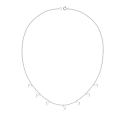 Silver Heart Necklace - 19988
