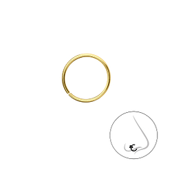 11mm Plain Nose Ring - 20061