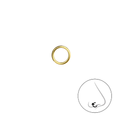 6mm Plain Nose Ring - 20067