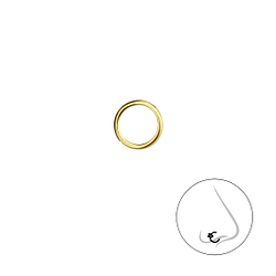 7mm Plain Nose Ring - 20065