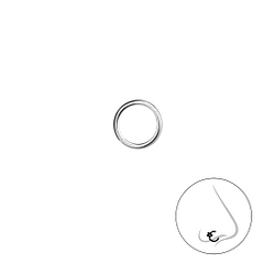 7mm Plain Nose Ring - 20064