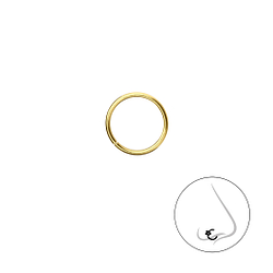 9mm Plain Nose Ring - 20063