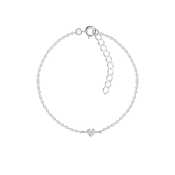 Silver Heart Bracelet - 20175