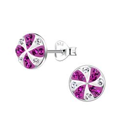 Silver Candy Stud Earrings - 20086