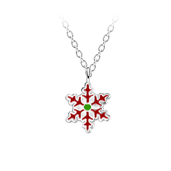 Silver Snowflake Necklace - 20235 Silver Snowflake Necklace - 20235