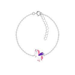 Silver Unicorn Bracelet - 18015