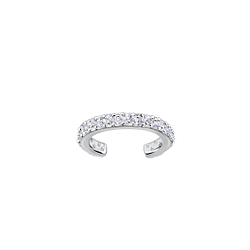 Silver Eternity Ear Cuff - 20547