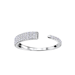 Silver Opened Ring - 20614
