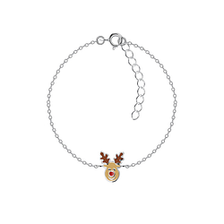 Silver Reindeer Bracelet - 20759